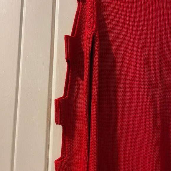 a.n.a. red open arm sweater-medium NWT - Picture 2 of 5